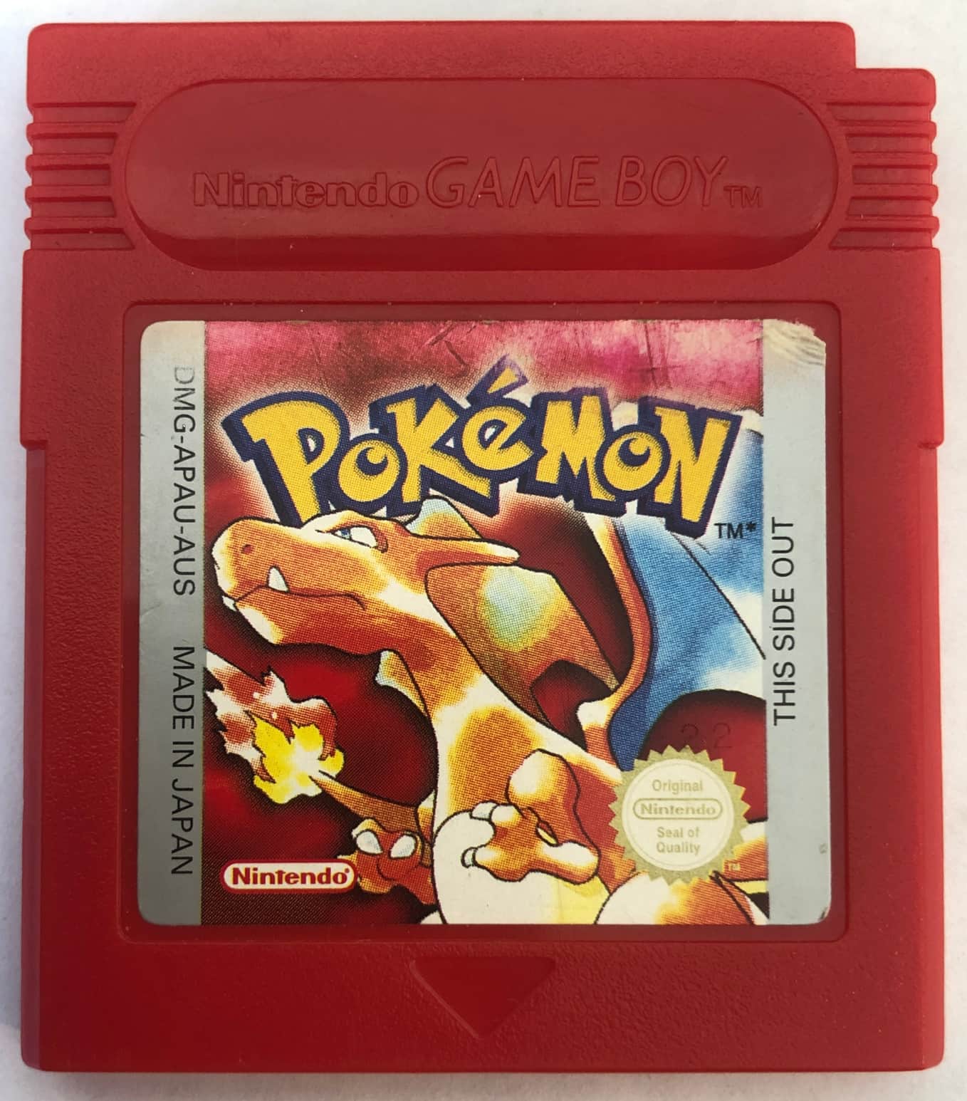 Pokemon Red Version with Case Nintendo GameBoy Japan