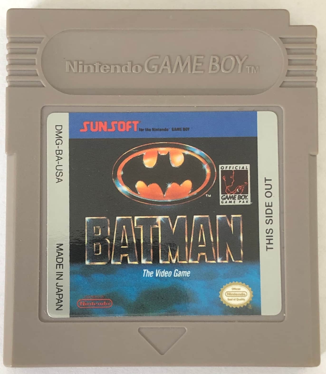 Batman - The Video Game (World): Entry #1 [mattcurrie] - Game Boy hardware  database