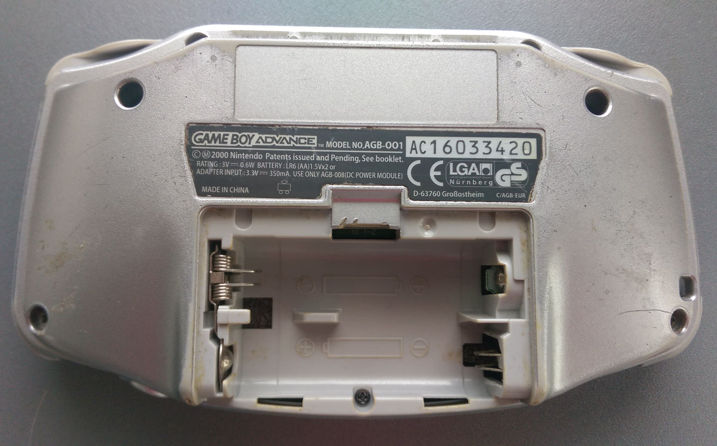 Game Boy Advance (AGB) Game Boy hardware database