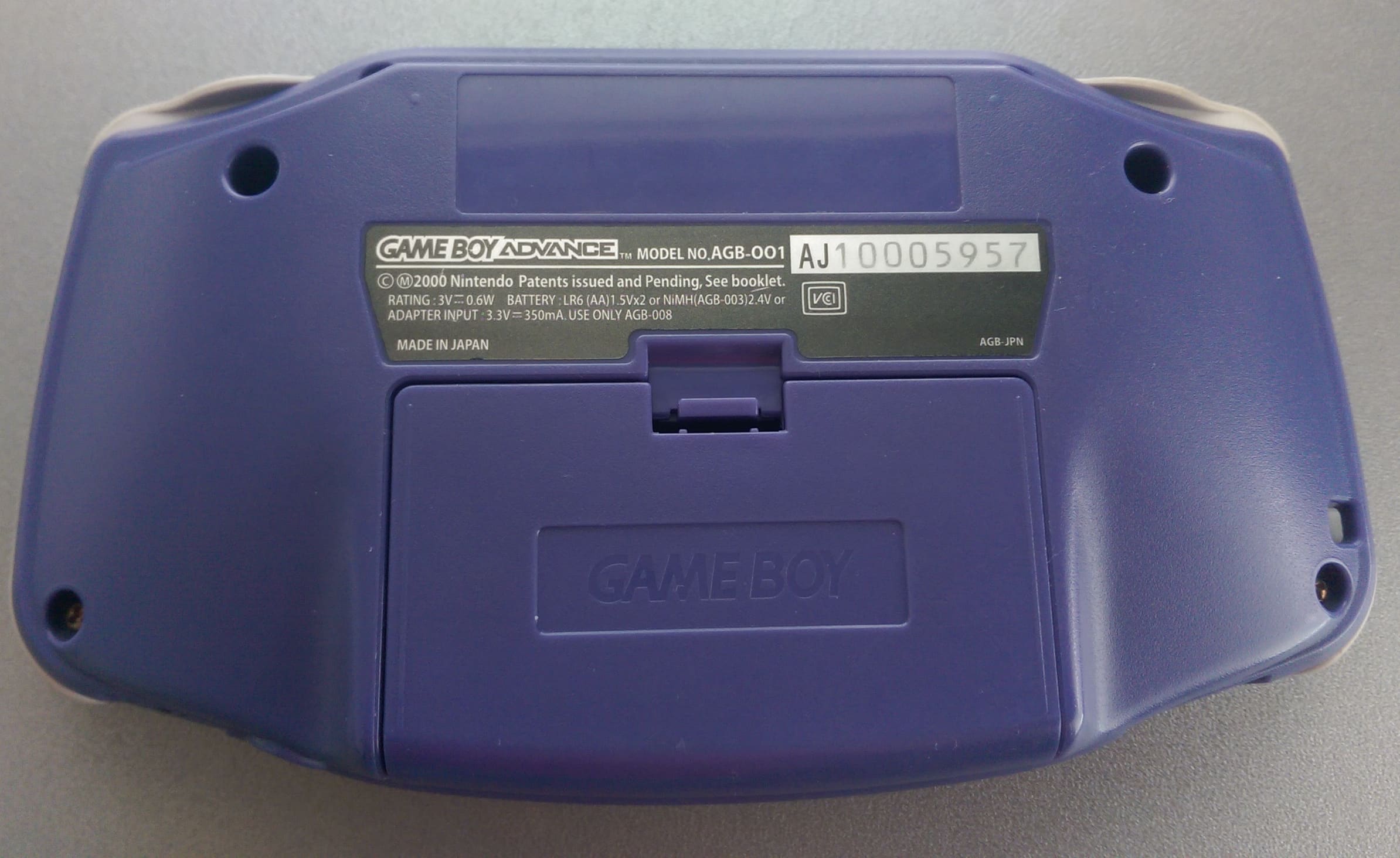 Game Boy Advance (AGB) - Game Boy hardware database