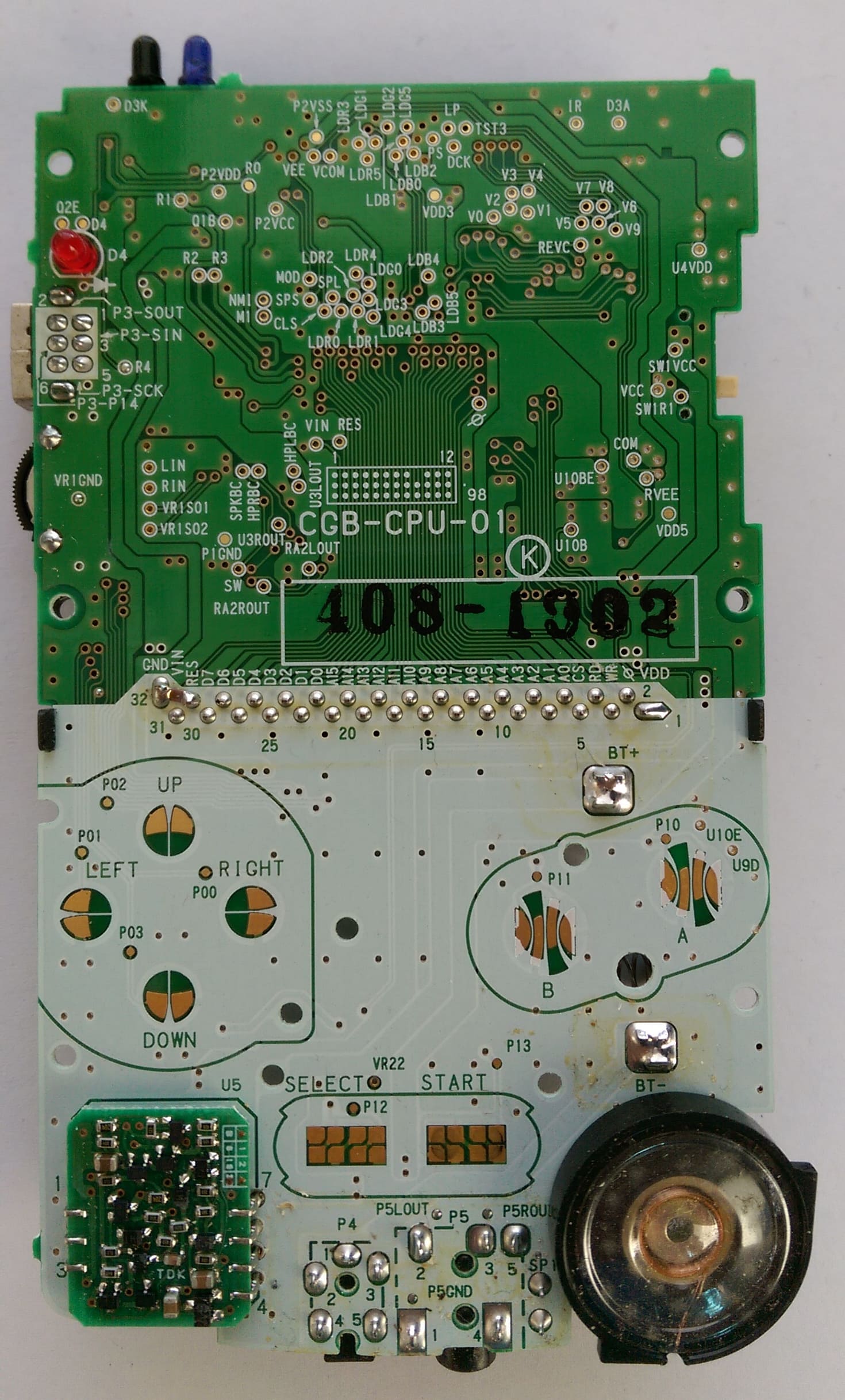 arm elleve voksen Game Boy Color (CGB) - Game Boy hardware database